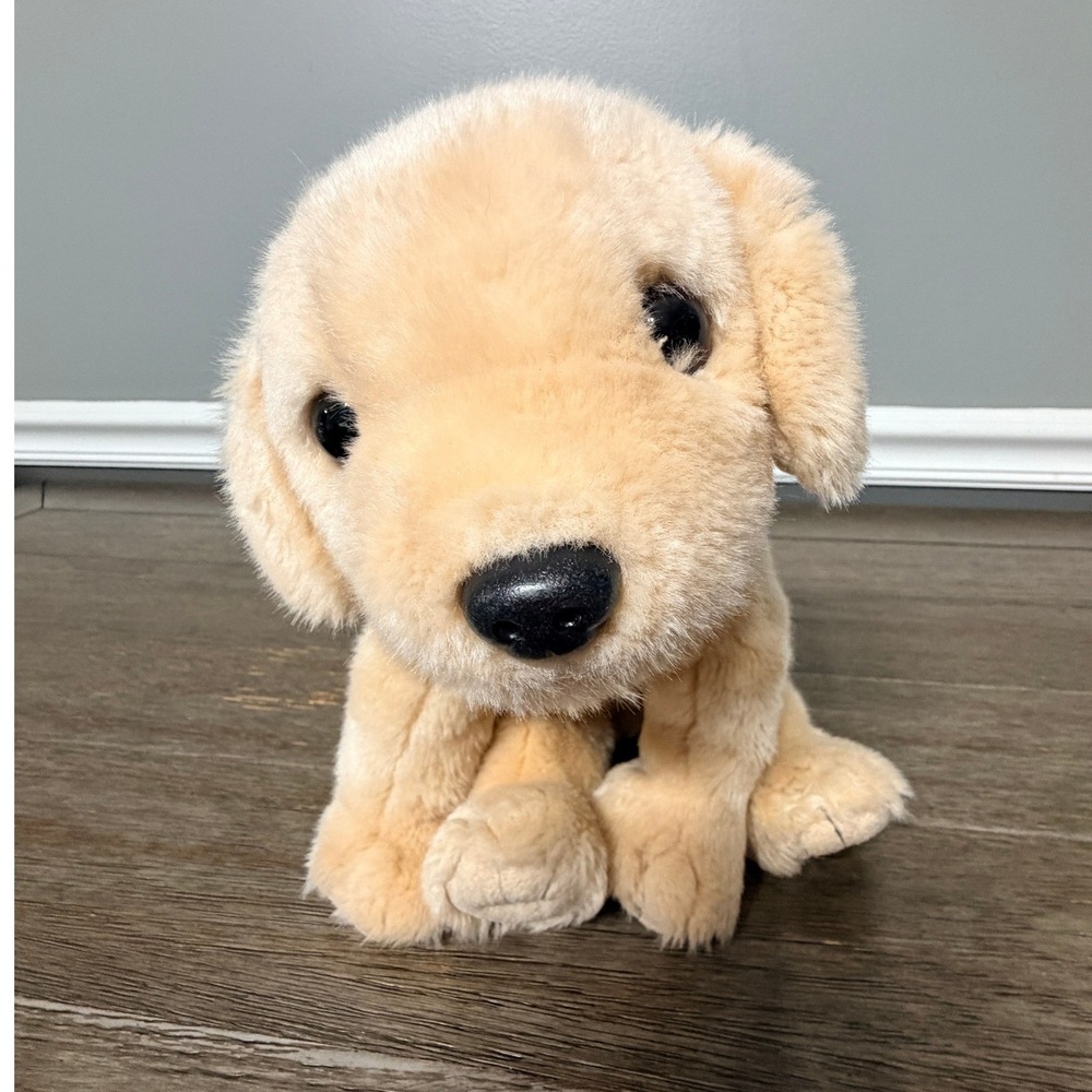 Ty Beanie Buddies Fetch Golden Retriever Dog Plush Tan Stuffed Animal 1999